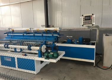 China Custom Diamond Mesh Fencing Machine , Iron Net Making Machine Low Energy Consumption supplier
