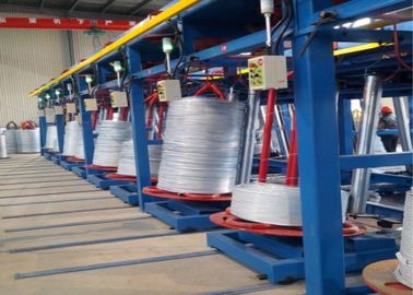 China Black Iron Wire Hot Dip Galvanizing Equipment , High Speed Continuous Galvanizing Line supplier