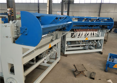 China Barrier Diamond Mesh Wire Making Machine , Security Chain Link Fence Making Machine supplier