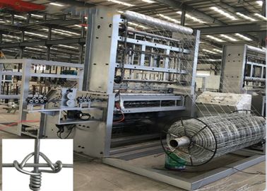 China High Speed Wire Mesh Making Machine , Grassland Field Chain Link Weaving Machine  supplier