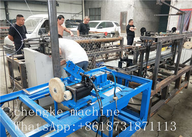 China PLC Control Fully Automatic single wire Chain Link Fence Machine fast and efficient supplier