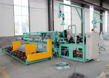 Custom Heavy Duty Fencing Wire Making Machine , 4M Width Chain Link Weaving Machine supplier
