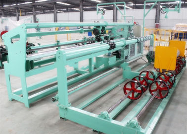 Custom Heavy Duty Fencing Wire Making Machine , 4M Width Chain Link Weaving Machine supplier