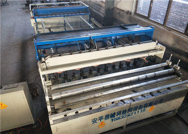 Full Automatic Fence Panel Making Machine , Double Wire Fence  Welded Wire Mesh Machine supplier