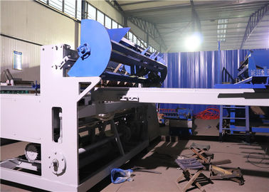 High Output Reinforced Mesh Welding Machine , Touch Screen Mesh Panel Welding Machine supplier