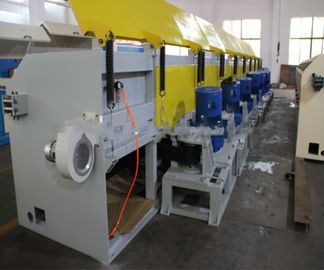 Straight Line Medium Wire Drawing Machine , 4 - 6.5 Mm Aluminium Wire Drawing Machine supplier