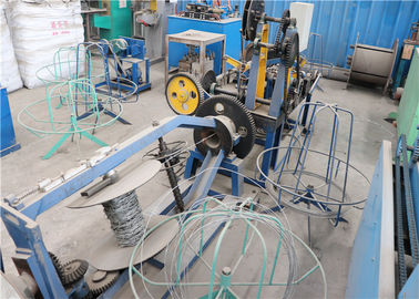 Single Twisted Razor Wire Making Machine  , Small Volume Barbed Wire Manufacturing Machine supplier