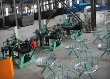 PVC Coated Wire Barbed Wire Fencing Machine , Fully Automatic Barbed Wire Machine supplier