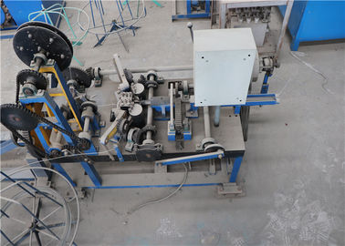 Fully Automatic Barbed Wire Machine , Double Twist Barb Wire Fencing Equipment supplier