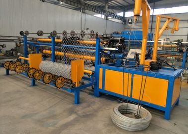 Double Wire Fencing Wire Making Machine , Black Wire Chain Link Weaving Machine  supplier