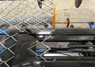 Double Wire Fencing Wire Making Machine , Black Wire Chain Link Weaving Machine  supplier