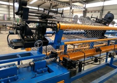 Double Wire Fencing Wire Making Machine , Black Wire Chain Link Weaving Machine  supplier