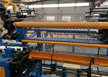 Low Carbon Wire Chain Link Fence Machine Woven Wire Diameter 1.5 - 4.5 MM supplier