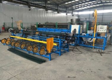 High Efficiency Automatic Chain Link Machine , Galvanized Wire Chain Link Fence Equipment supplier