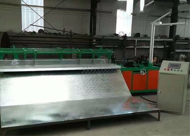 Railway Guard  Chain Link Mesh Machine , Semi Automatic Chain Link Fencing Machine  supplier
