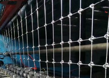 Fixed Knot Fence Making Machine , Woven Wire Automatic Chain Link Fence Machine supplier